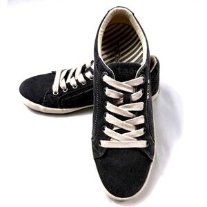 Taos Star Women Charcoal Canvas Low Top Lace Up Sneakers Size 7.5